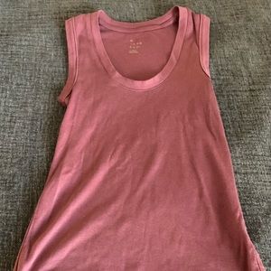 A new day purple/burgundy cotton tank